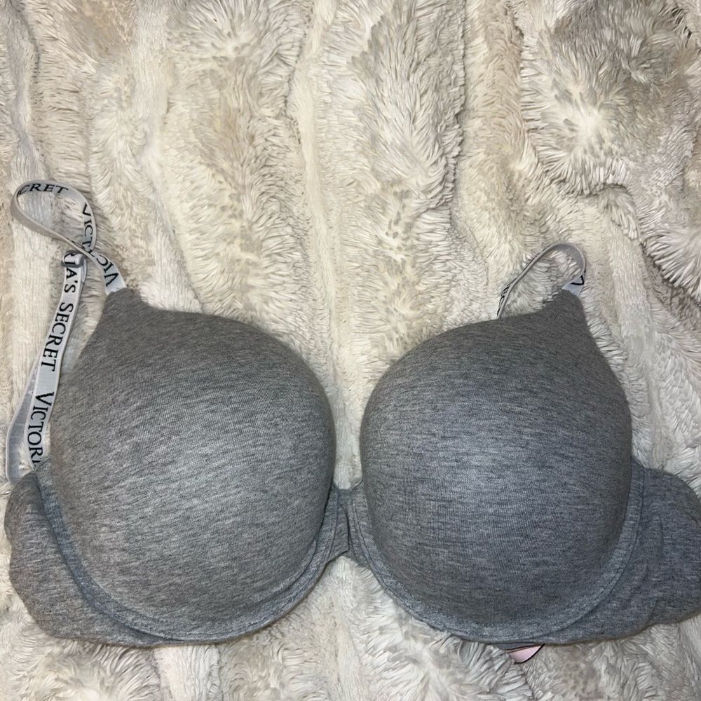 Victoria's Secret Gray T-Shirt Bra with Molded Cups